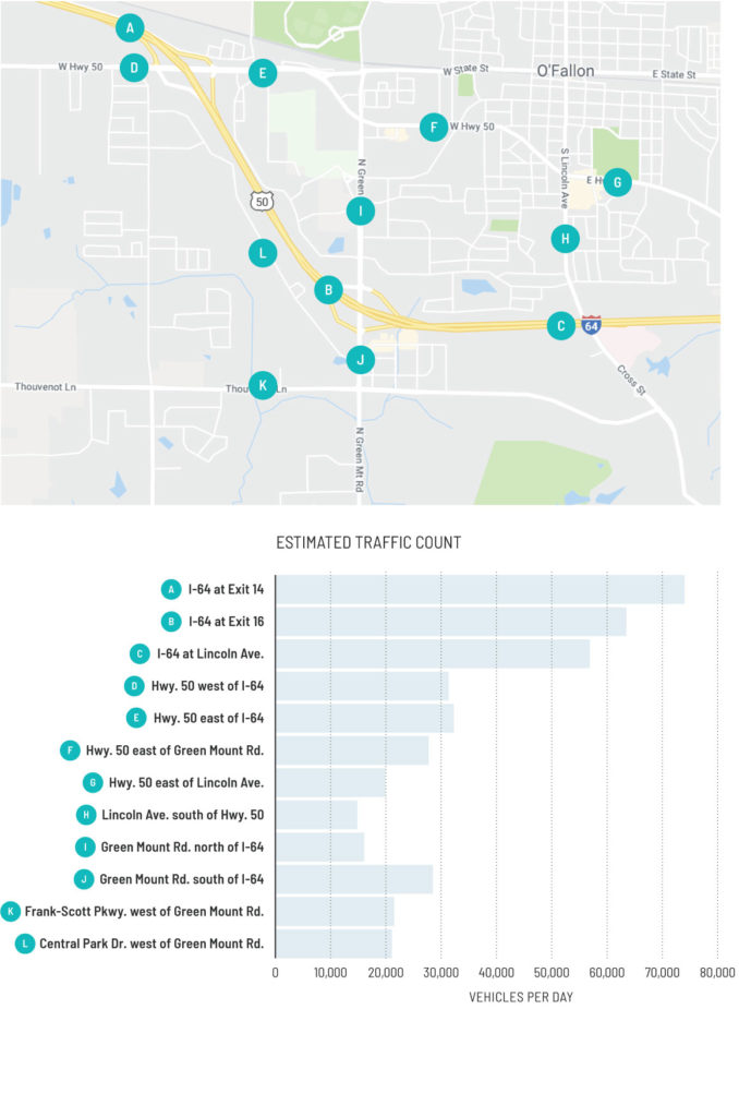 ofallon-illinois-estimated-traffic-count-map